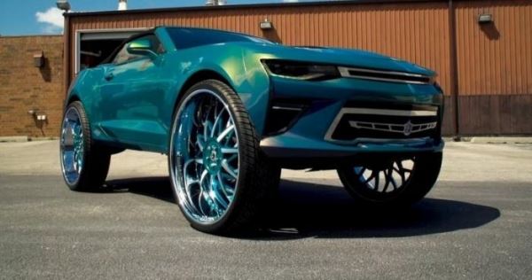Chevrolet Camaro в безумном тюнинге по-американски (8 фото + 1 видео)