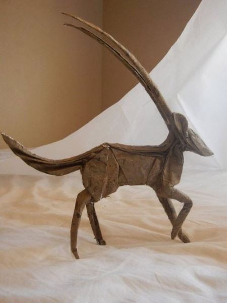 Шедевры бумажного искусства: оригами (25 фото)