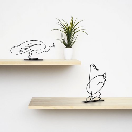 Рисунки из старой книги, превращённые в скульптуры (13 фото)