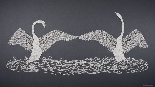 Произведения искусства, вырезанные из бумаги (15 фото)