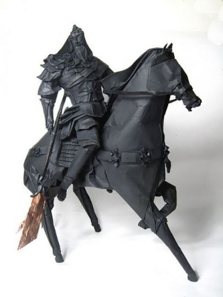 Шедевры бумажного искусства: оригами (25 фото)