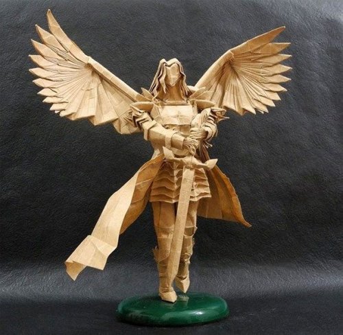 Шедевры бумажного искусства: оригами (25 фото)