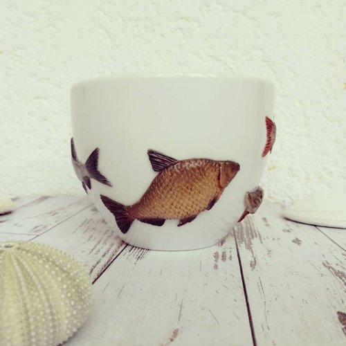 Декор для кружки в виде невероятно реалистичной рыбы (24 фото)