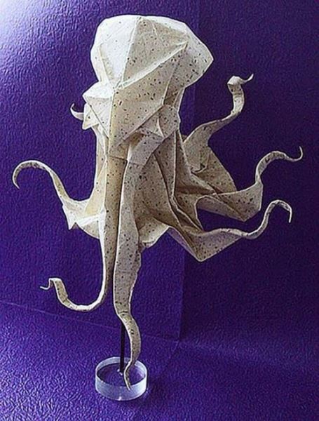 Шедевры бумажного искусства: оригами (25 фото)