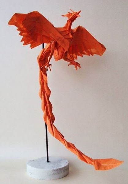 Шедевры бумажного искусства: оригами (25 фото)