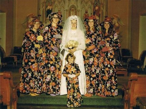 Свадебные ретрофотографии с подружками невесты (32 фото)